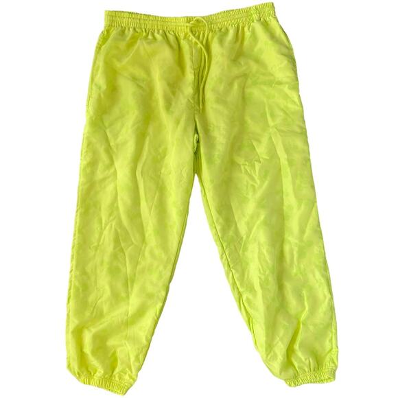 Disney Neon Mickey Mouse Jogger Pants Size XL - Picture 1 of 9